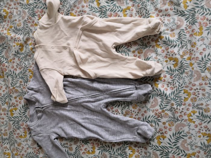 Lot 2 pyjamas coton 1mois - photo numéro 4