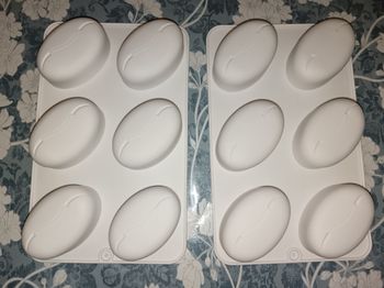 2 Moules trompe œil graine de café 