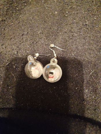 Boucles d'oreilles de Noël boules