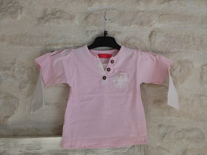 Tee-shirt effets 2 en 1