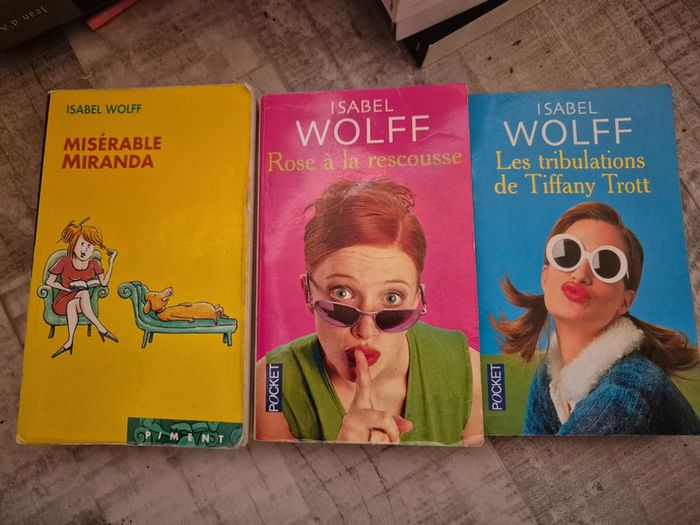 Lot de 3 livres d'Isabel Wolff