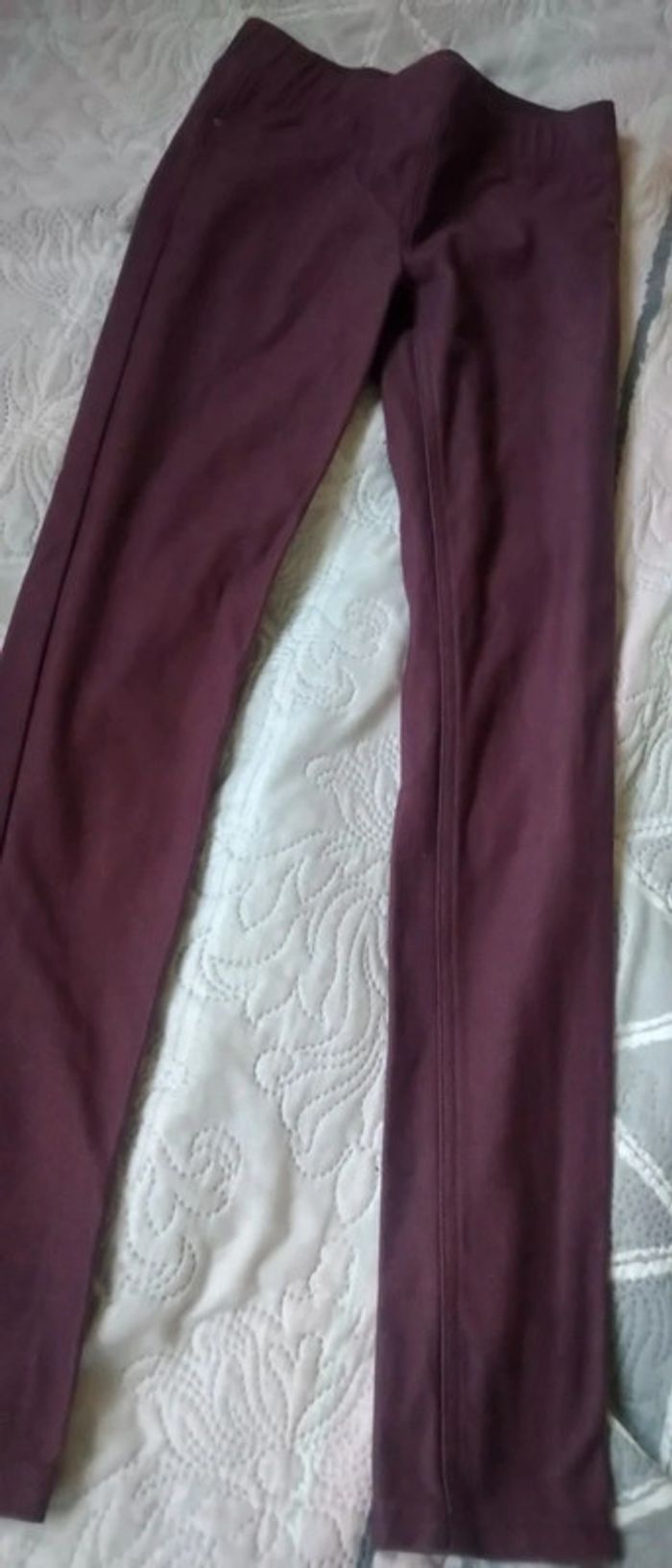 Jegging slim mauve fille 12 ans kiabi - photo numéro 8