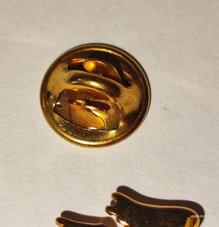 Broche doré grenouille Ballou reg'd - photo numéro 7