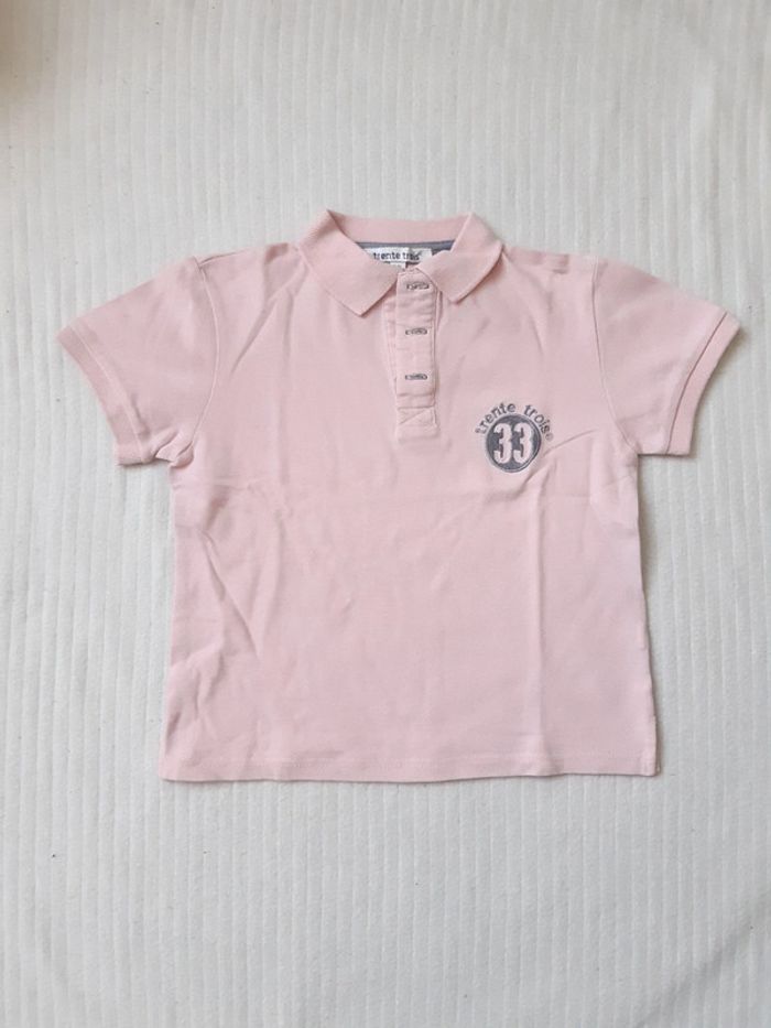 Polo rose Trente Trois 4/5 ans