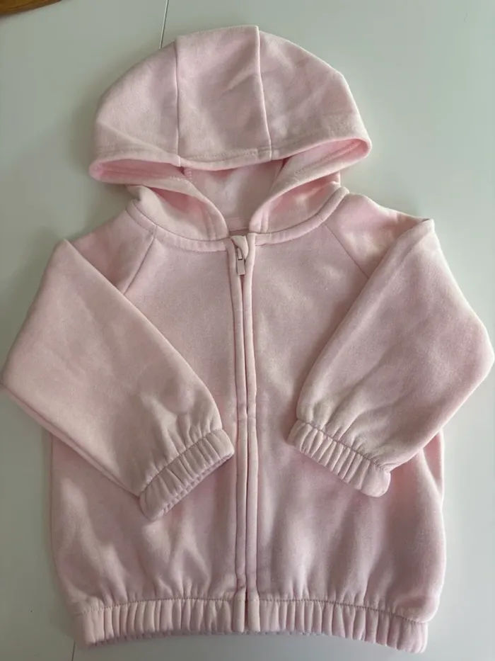 Sweat à capuche zippé – Primark – 12-18 mois (86 cm)