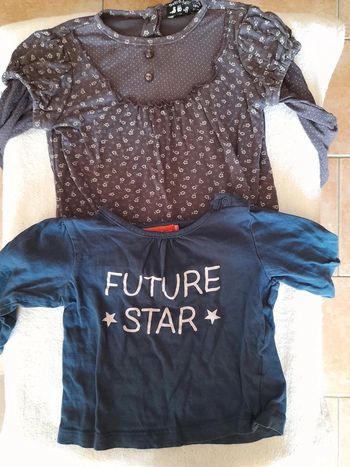 2 T-shirt 18 mois
