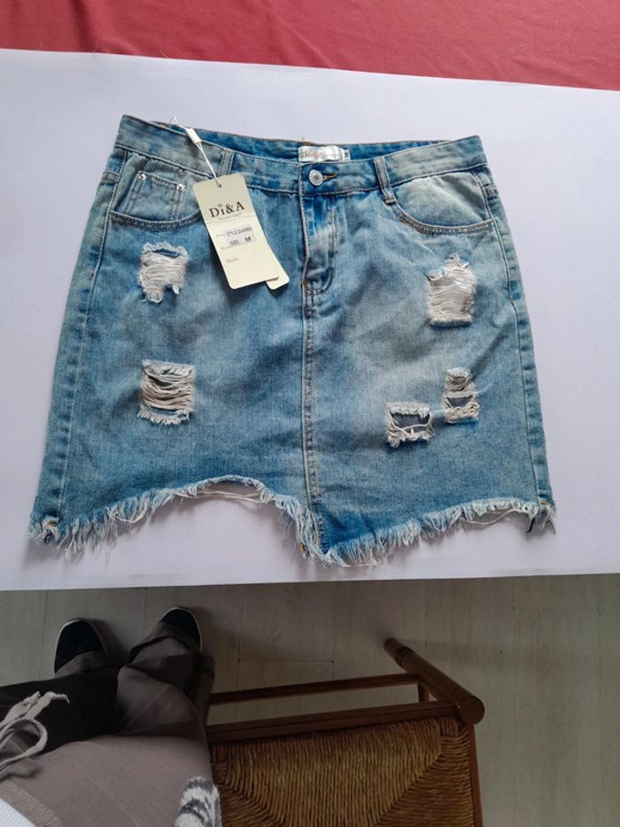Jupe jean courte Di&A m ou L