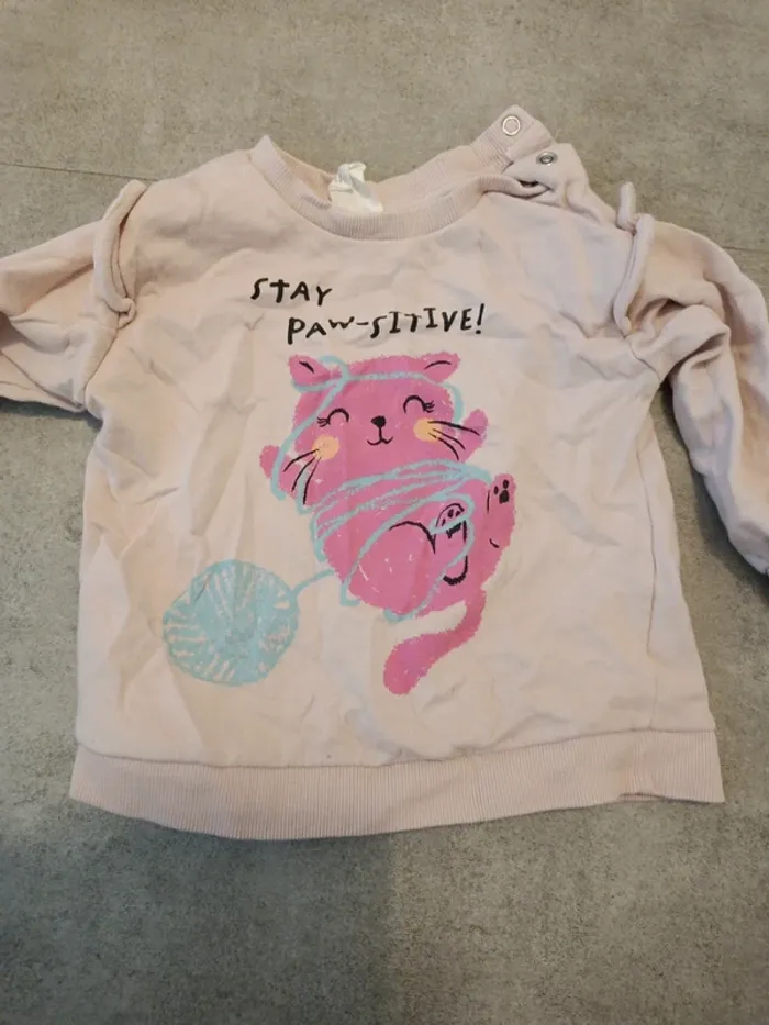 Pull chat rose 80cm H&M