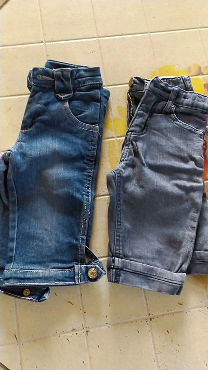 Lot 3 pantalons jeans 3 ans - photo numéro 2