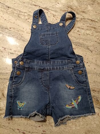 Salopette short en Jean Orchestra