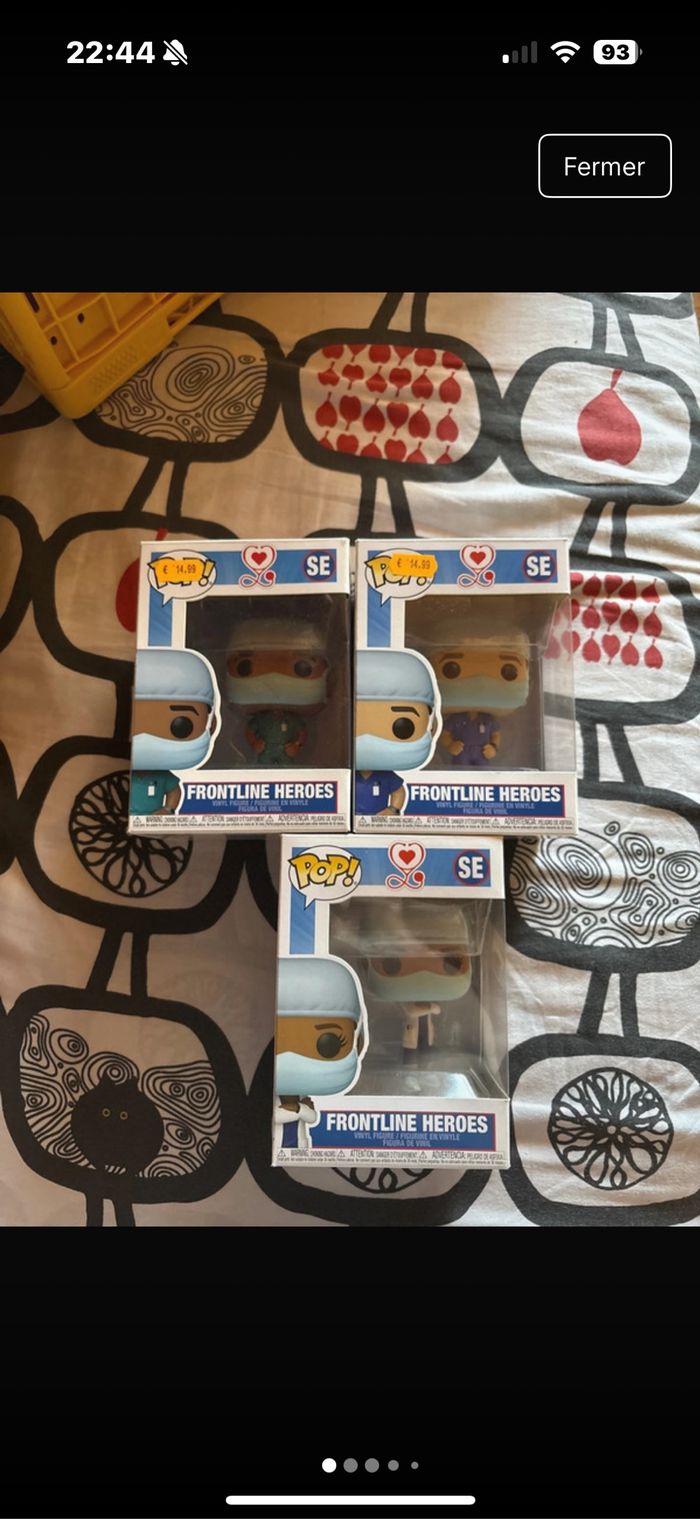 Lot Funkos Frontline Heroes