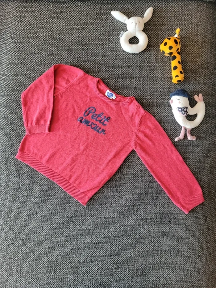 Pull fille Petit Amour 36 mois
