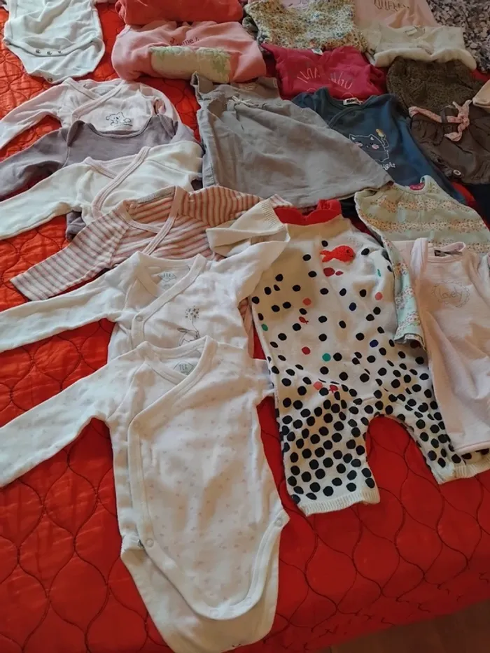 Caisses de vêtements fille 1mois - photo numéro 4