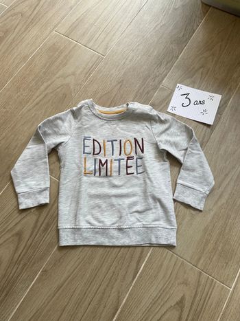 Pull léger 3 ans