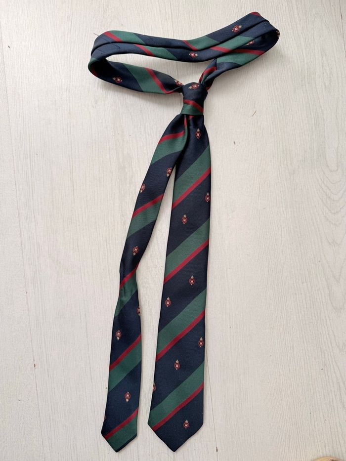 Cravate vintage made in France de la marque Status - photo numéro 2