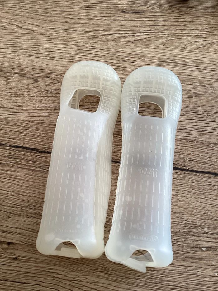 2 housse caoutchouc pour manette officiel Nintendo wii - photo numéro 2