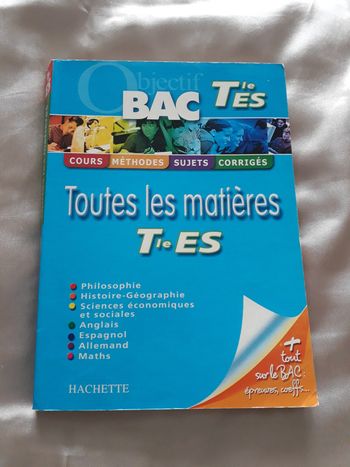 Livre Objectif Bac - Terminale ES
