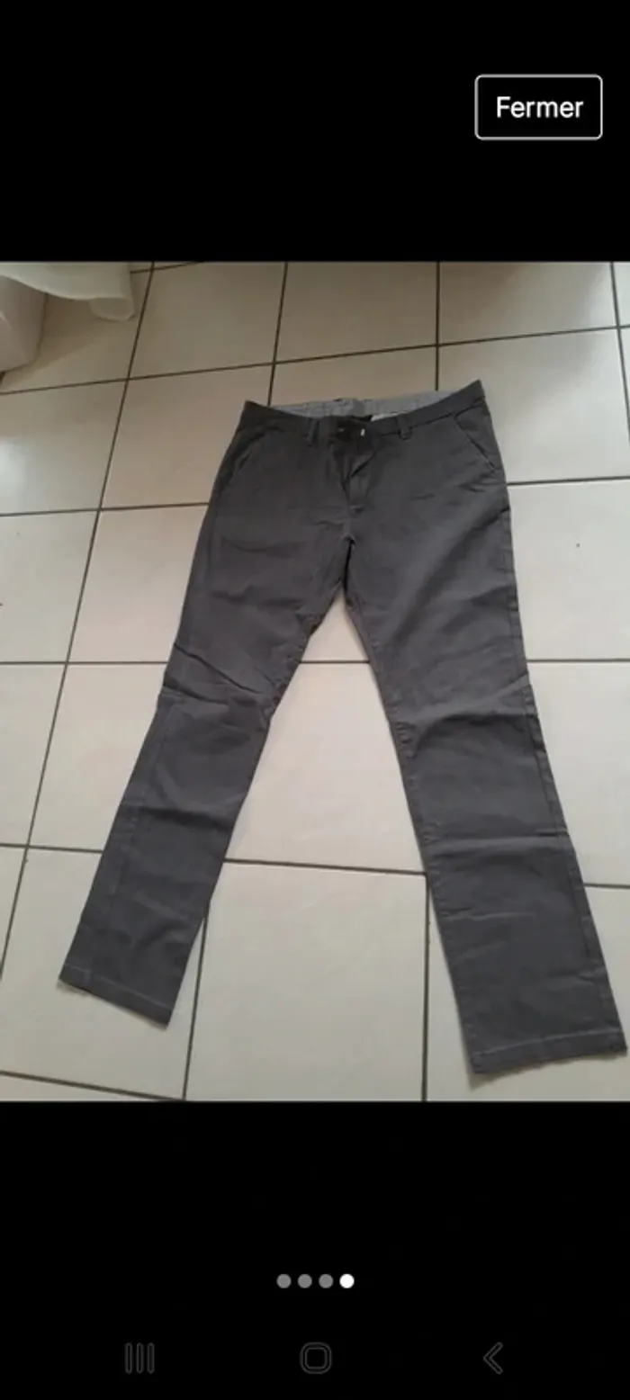 Pantalon gris 40 - photo numéro 2