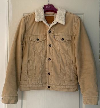 Veste Levi’s velours côtelé beige