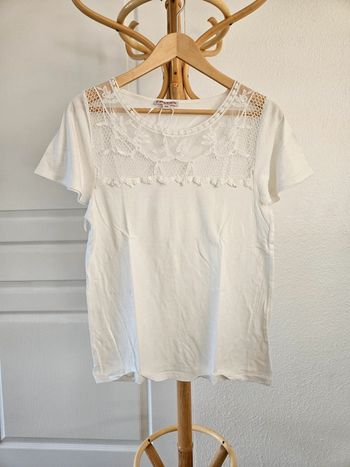 Tee-shirt blanc taille 34 Creeks neuf