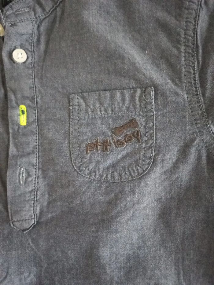 Chemise bleue Kiabi 18 mois - photo numéro 3