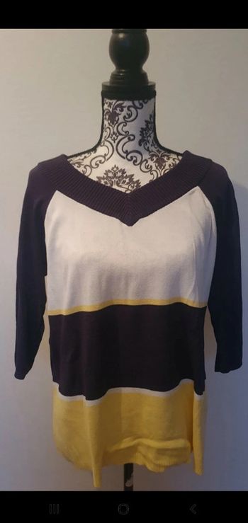 Pull mi saison  manches 3/4