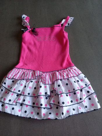 Robe à volants 2 ans