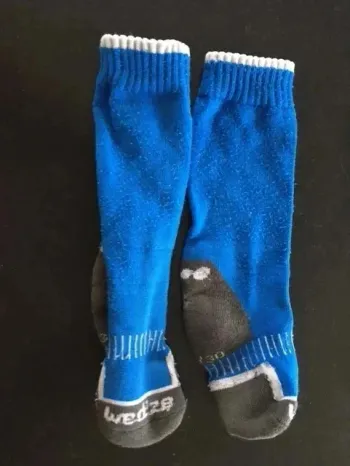 paire de chaussettes de ski garçon 27/30