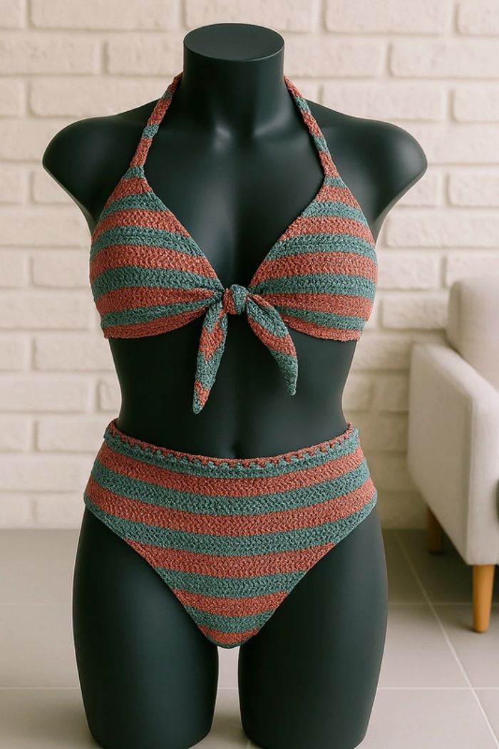 Maillot de bain 3 pieces taille L - photo numéro 2