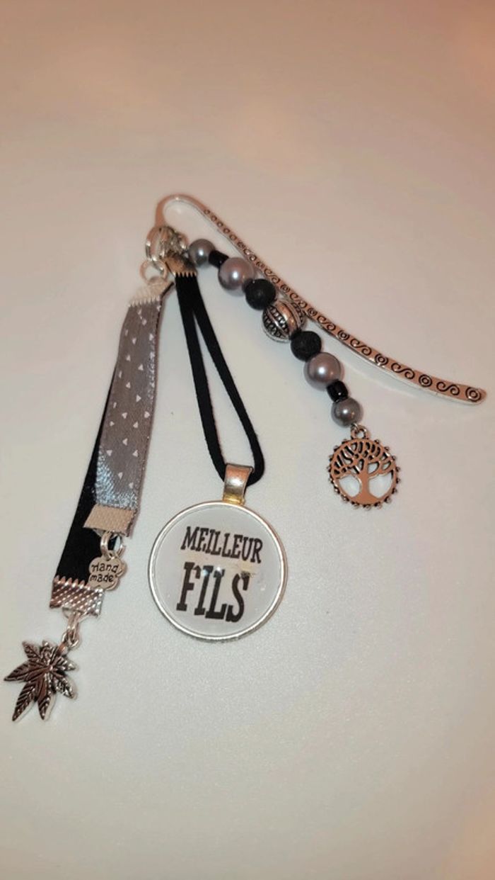 Cadeau mon fils, marque page " meilleur fils"