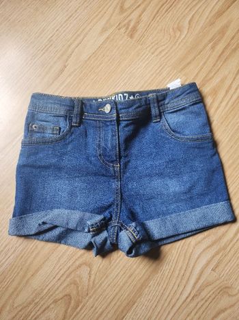 Short en jean bleu taille 8 ans Punkidz