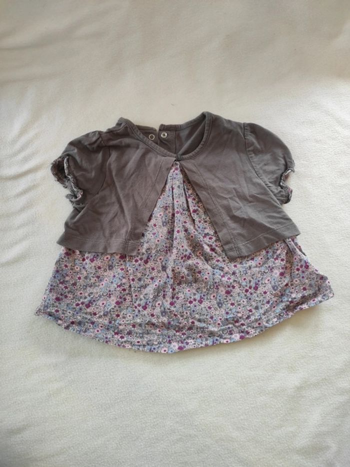 Ensemble fille jean et t-shirt 12 mois - photo numéro 3