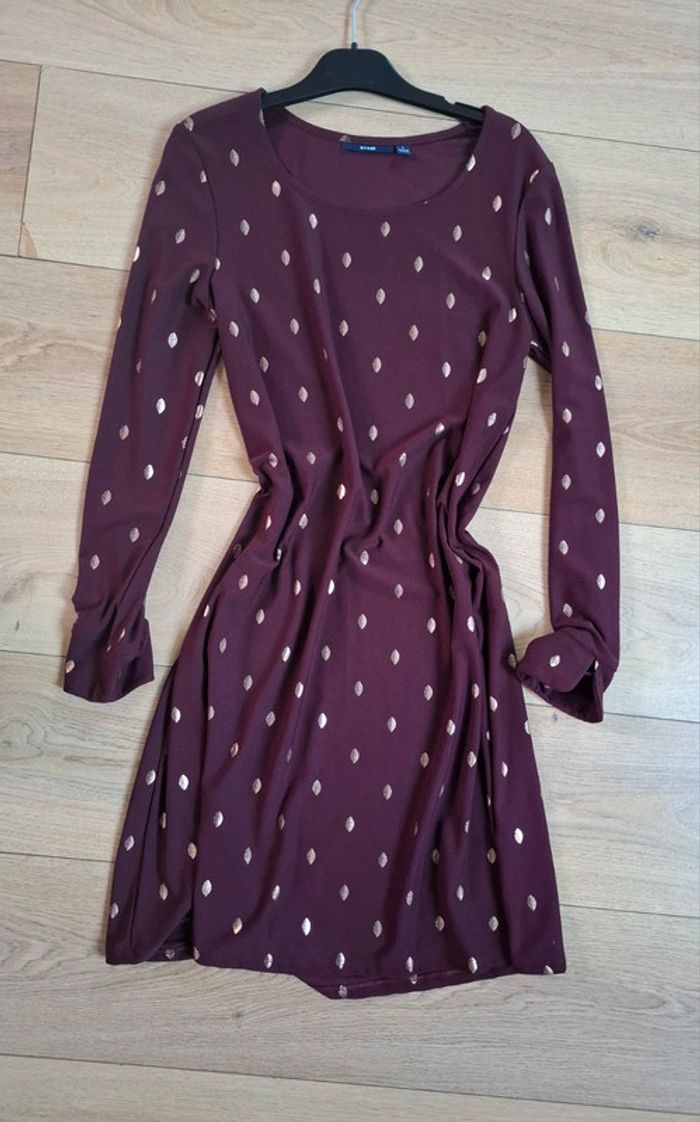 Robe bordeaux taille S kiabi
