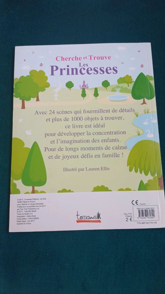 Cahier d'activités Cherche et trouve les princesses - photo numéro 2