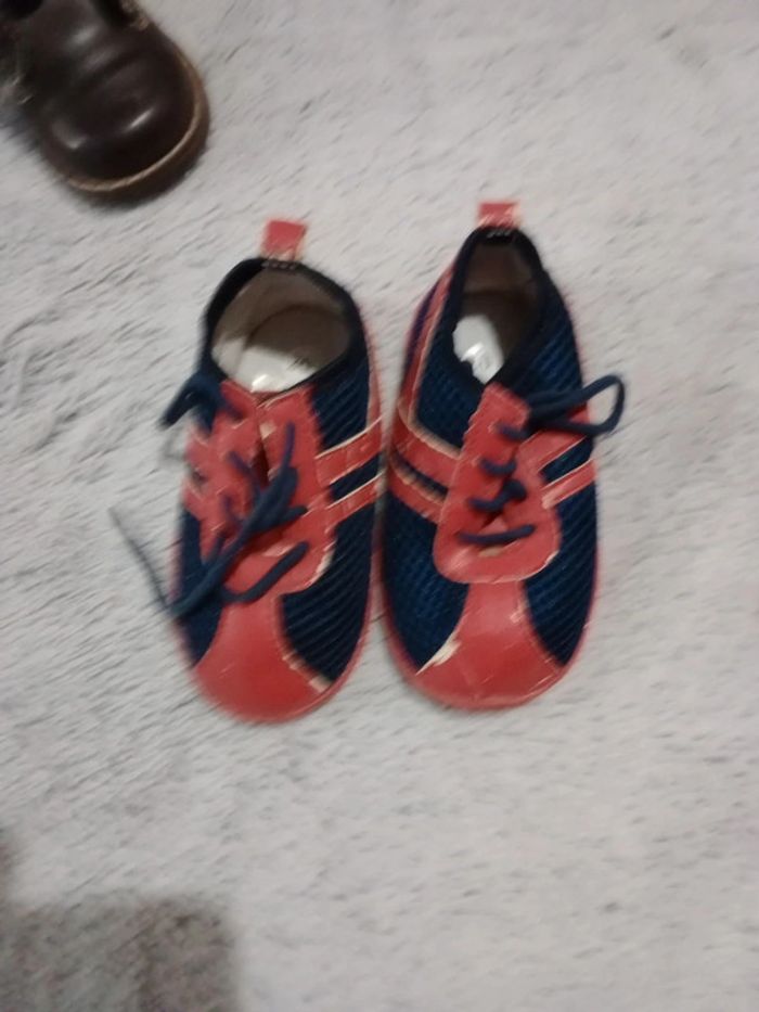 Chaussures enfant 20 marron et baskets 20 lot c58 - photo numéro 9