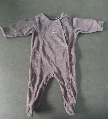 Lot de 2 pyjamas velours 12 mois