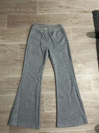 Jogging, pattes d’éléphant gris chiné S