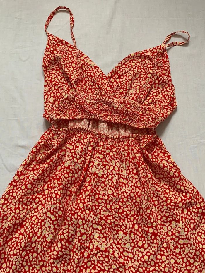 robe d'ete sans marque rouge taille S - photo numéro 5