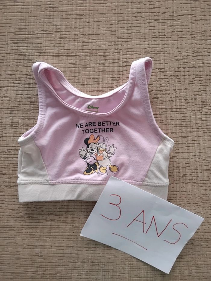 Brassière Minnie 3 ans