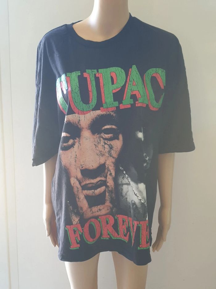 ⭐ Tee-shirt MC Berska Tupac taille M 38 #emyfleury_38homme