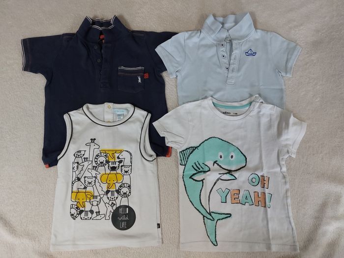 Lot de 4 haut pour garçon 24 mois