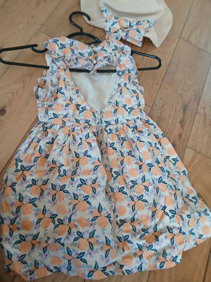 Tenue fille 5 ans robe et chapeau sergent major - photo numéro 6