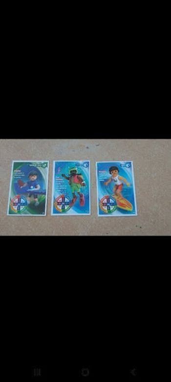 Cartes Playmobil 31,44,46