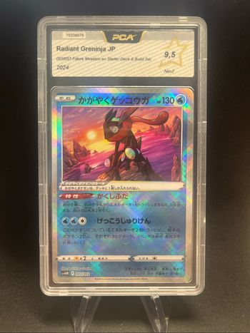 Carte Pokémon Greninja SVHM 003/053 PCA 9,5