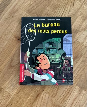 Livre mes 1er roman Le bureau des mots perdus