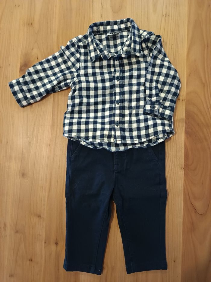 Ensemble pantalon/chemise - photo numéro 2