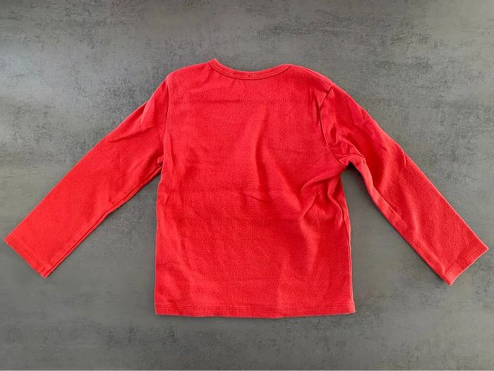 T-shirt longues manches rouge Miniman - photo numéro 2