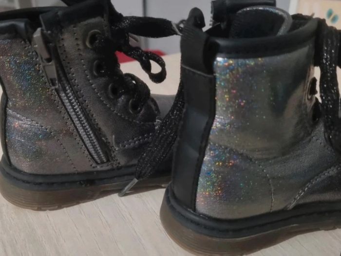 Bottines bébé fille à paillettes - photo numéro 2