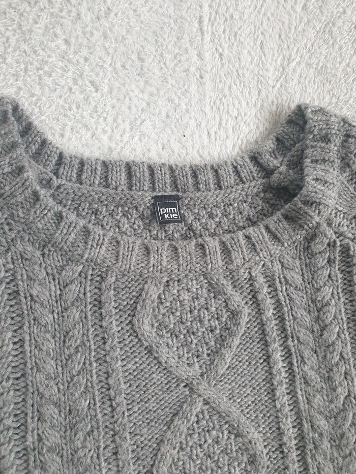 Pull femme Gris L Laine - photo numéro 2