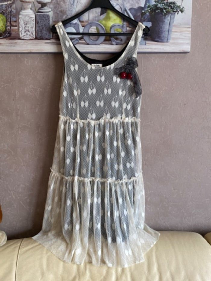 Robe sans manches dentelle doublée Molly Braecken T36